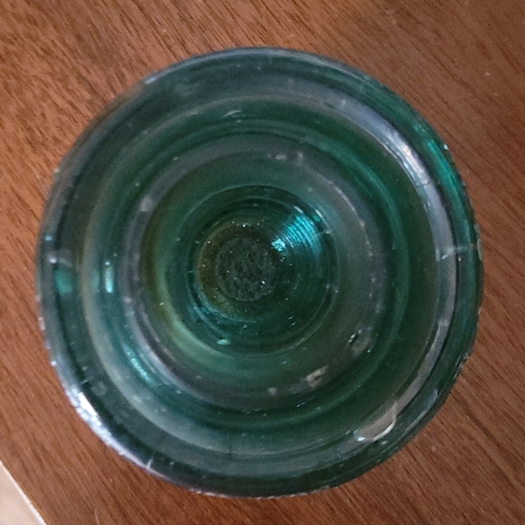 Turquoise Vintage Glass Insulator - Picture 7 of 13